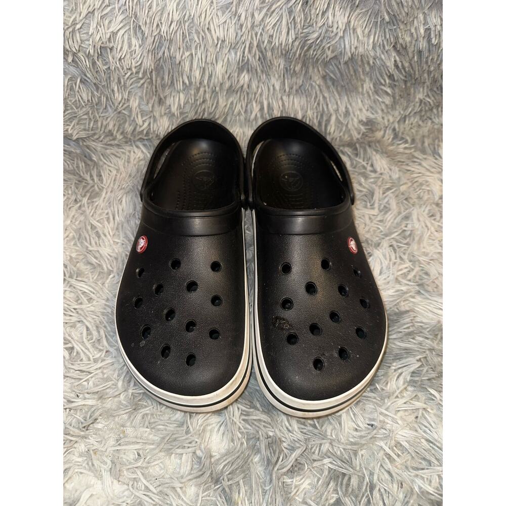 Crocs Crocband Clog - Black/White Mens Size 11